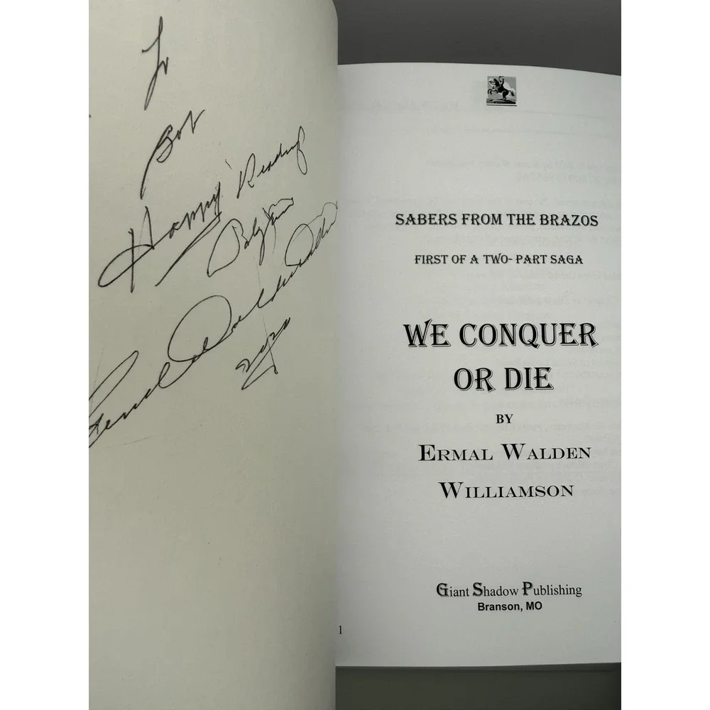 Ermal Walden Williamson Signed 7 Book Lot Brazos Western John Wayne Harold Wrigh